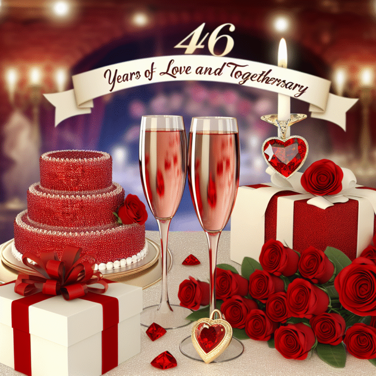 46 років весілля привітання: найкращі слова та поради для святкування рубінового весілля