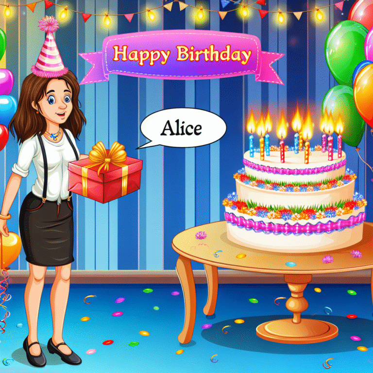 Привітання з днем народження Аліса: Найкращі побажання та оригінальні ідеї для святкування!