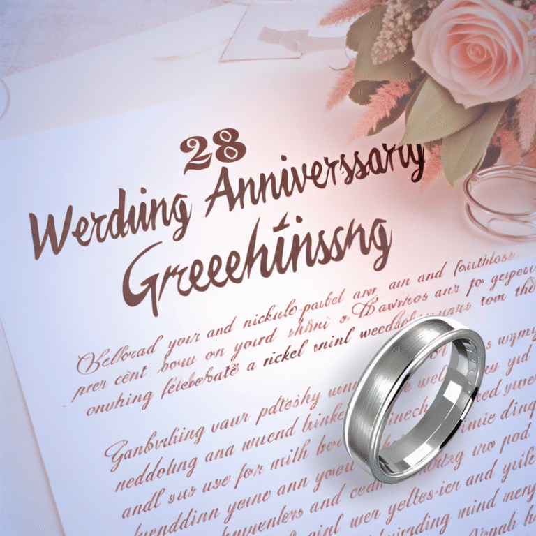 28 років весілля привітання — найкращі побажання та ідеї для святкування нікелевого весілля