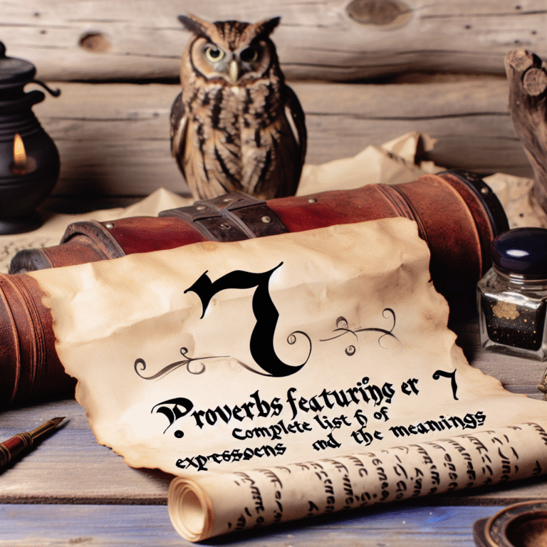 Прислівʼя з числом 7: повний список виразів і їх значення