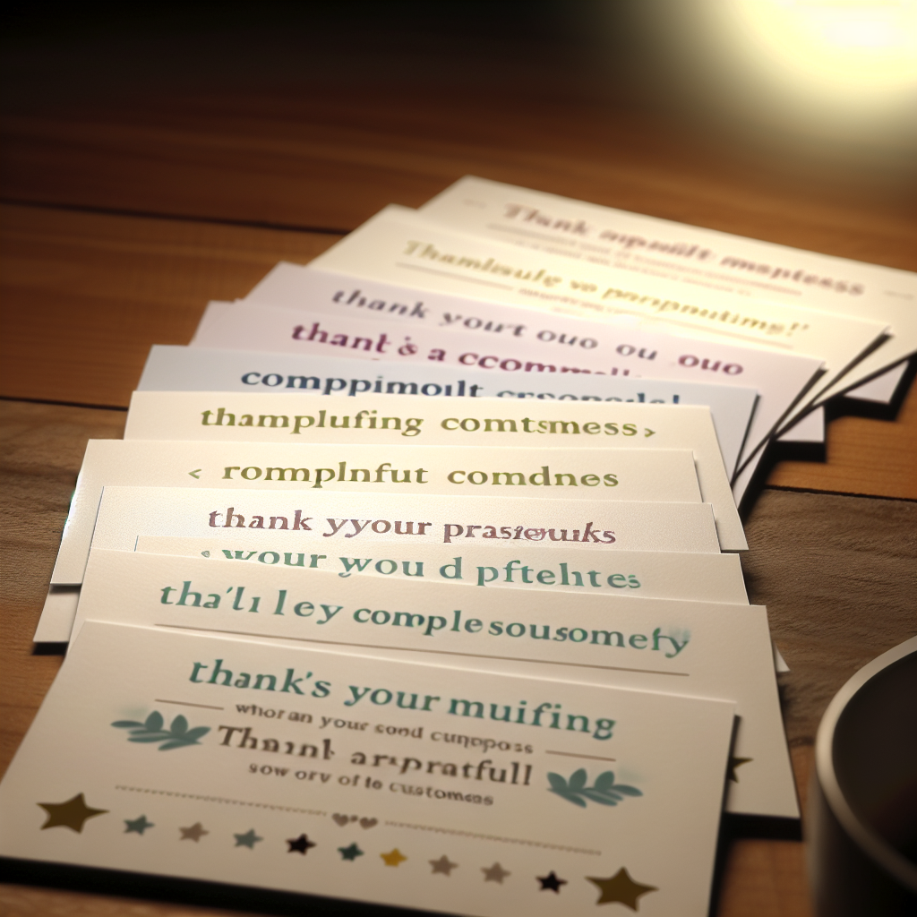 компліменти для клієнтів