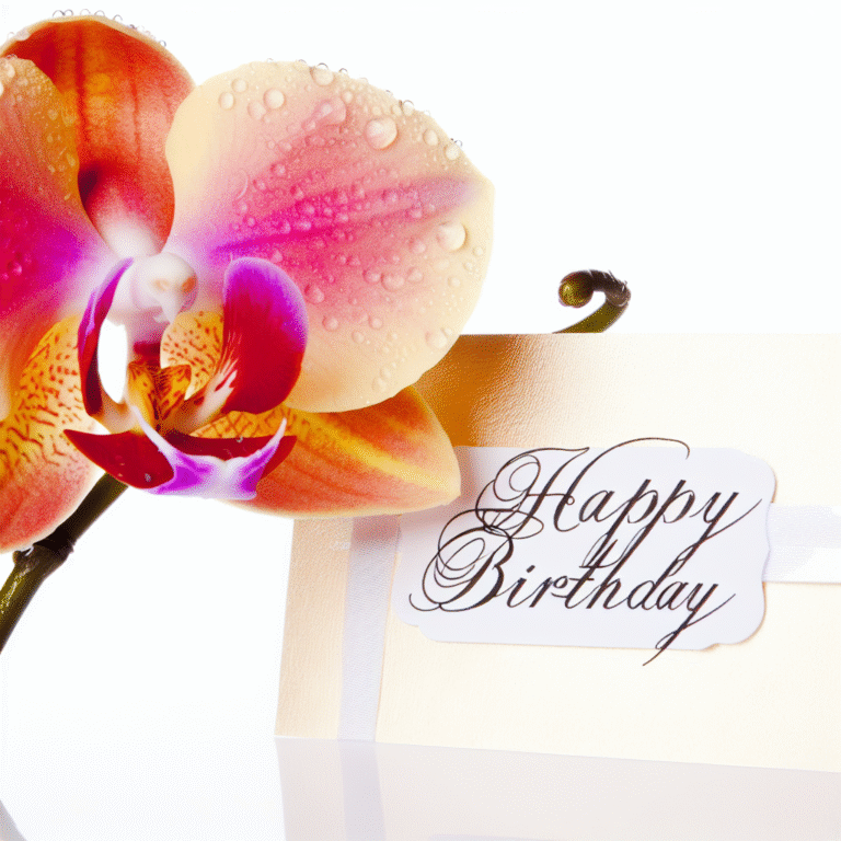 Привітання з днем народження орхідеї: Як зробити цей день незабутнім для вашої квітки!