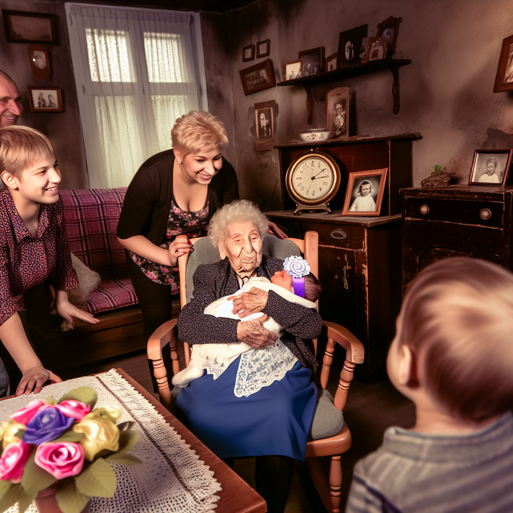 привітання прабабусі з народженням правнучки