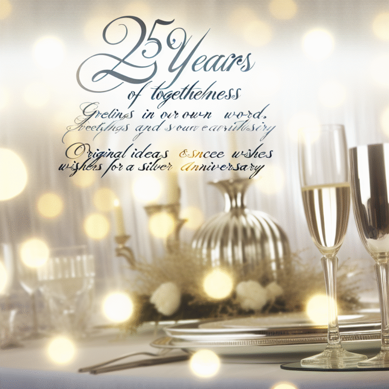 25 років весілля привітання своїми словами – оригінальні ідеї та щирі побажання для срібного ювілею