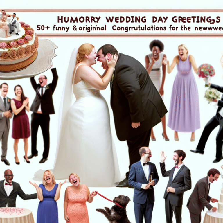З днем весілля прикольні привітання: 50+ смішних і оригінальних поздоровлень для молодят