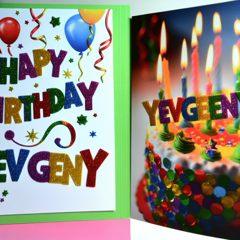 Привітання з днем народження Євгенія: найкращі побажання та ідеї для святкування!