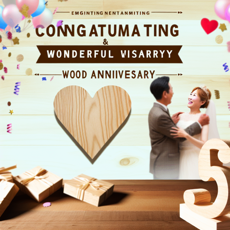 5 років весілля привітання: найкращі побажання та ідеї для святкування дереворіччя
