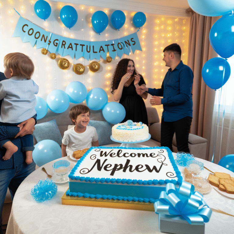 Привітання з народженням племінника: найкращі ідеї та поради для особливого привітання!