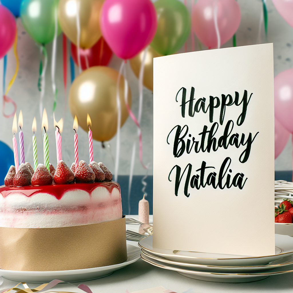 привітання з днем народження наталі