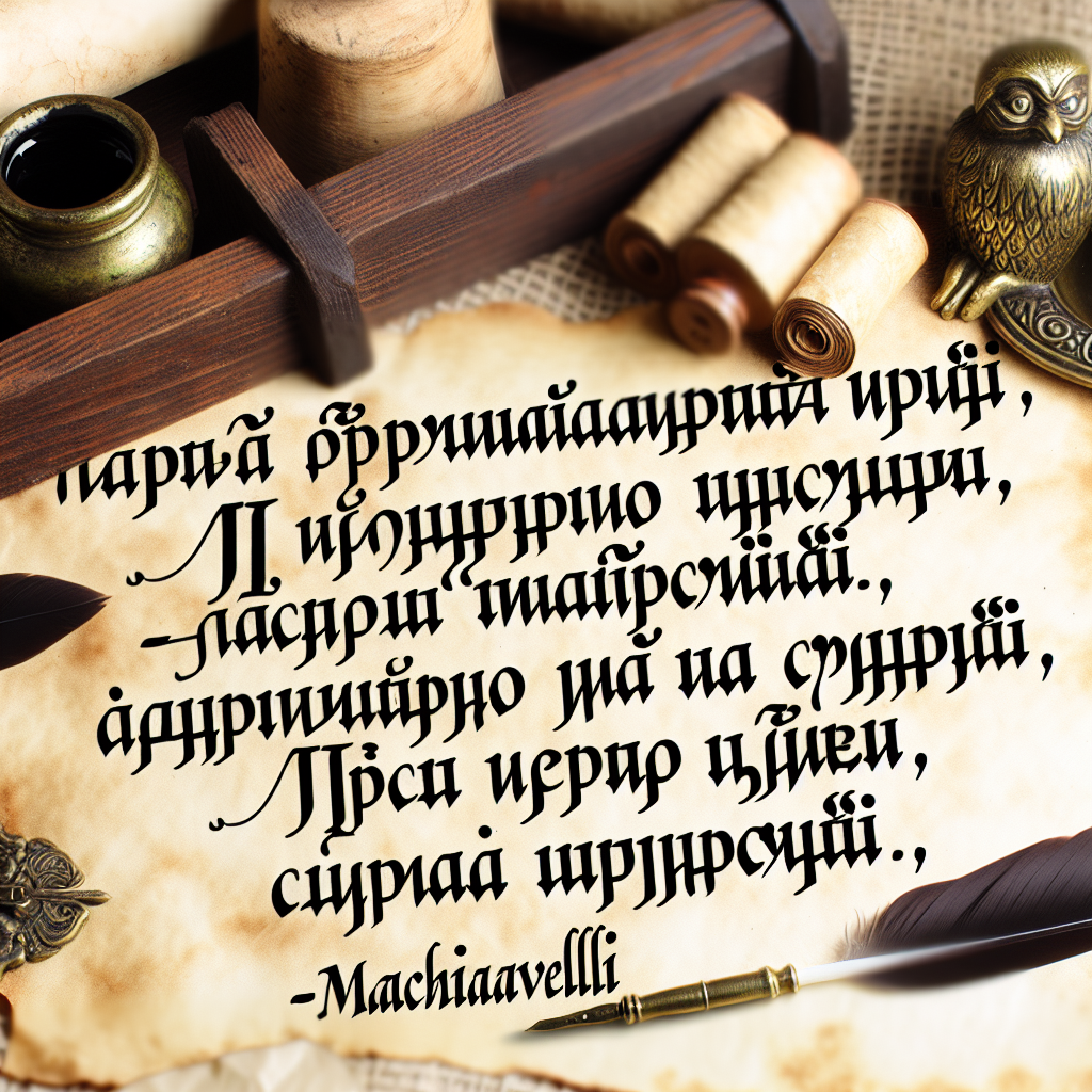 макіавеллі цитати