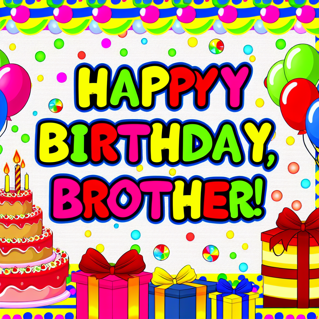 скачати привітання з днем народження для брата