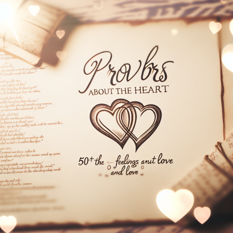 Прислівʼя про серце: 50+ найкращих висловлювань про почуття та любов