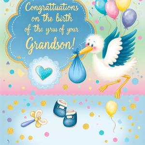 короткі привітання з народженням онука