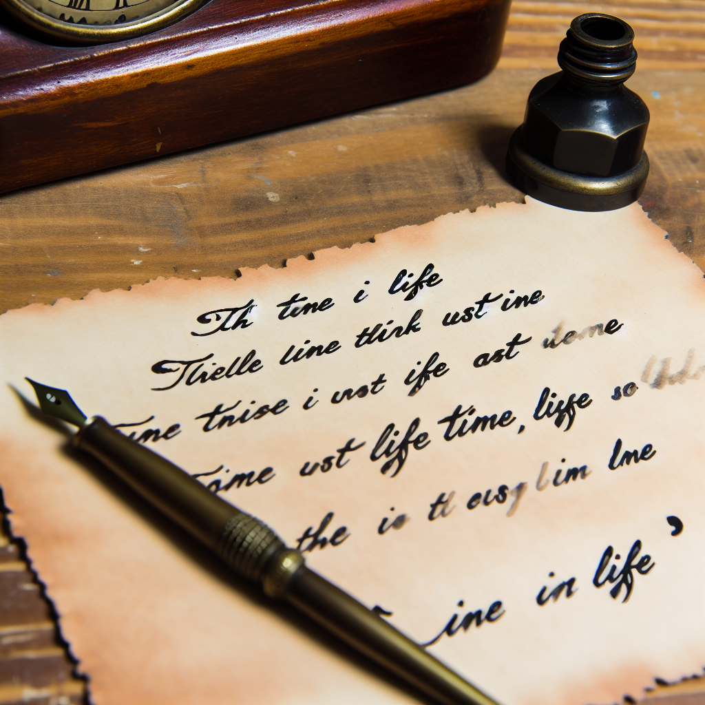 вислови про час і життя