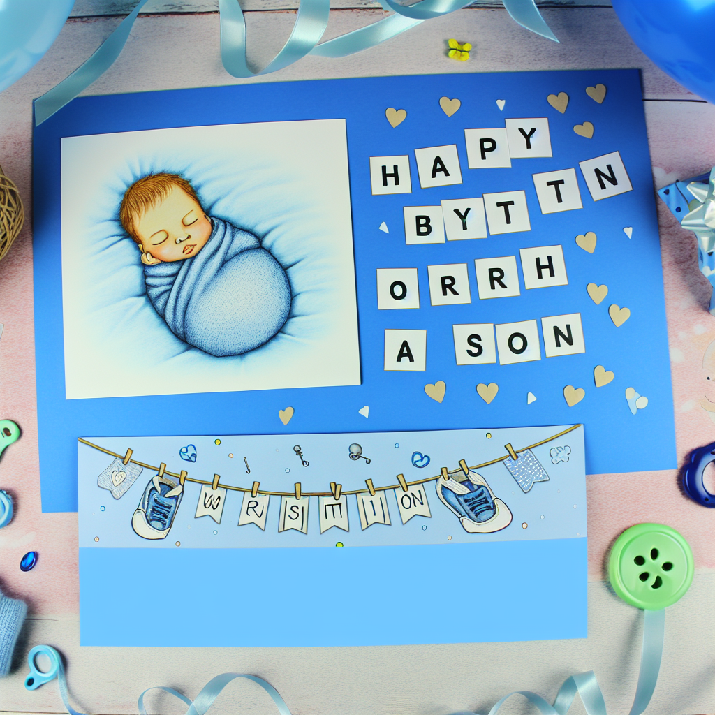 привітання з народженням синочка своїми словами