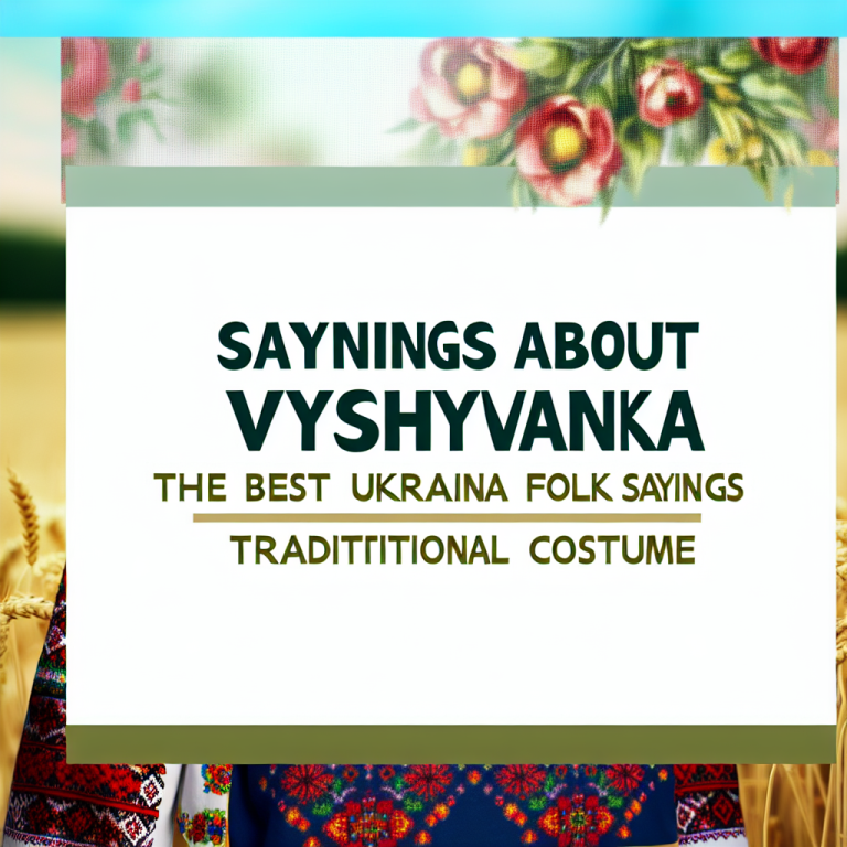 Прислівʼя про вишиванку: найкращі українські народні вислови про традиційний костюм