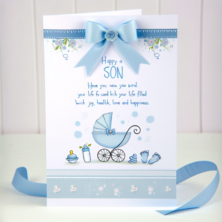 Привітання з народженням сина відкритки: найкращі ідеї для щирих побажань та творчих рішень