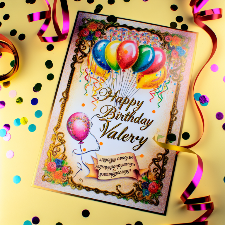 Привітання з днем народження Валерія: Як створити незабутнє святкове побажання для друга