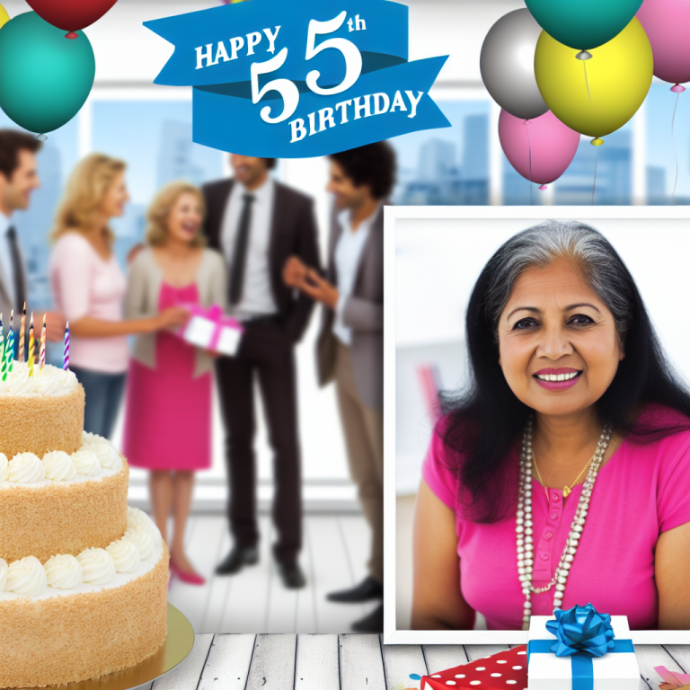Привітання з днем народження 55 жінці: найкращі ідеї та привітання для святкування!