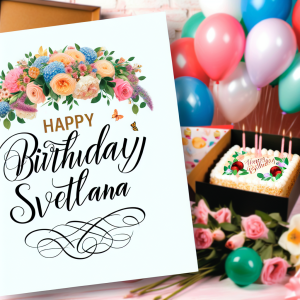 привітання світлани з днем народження