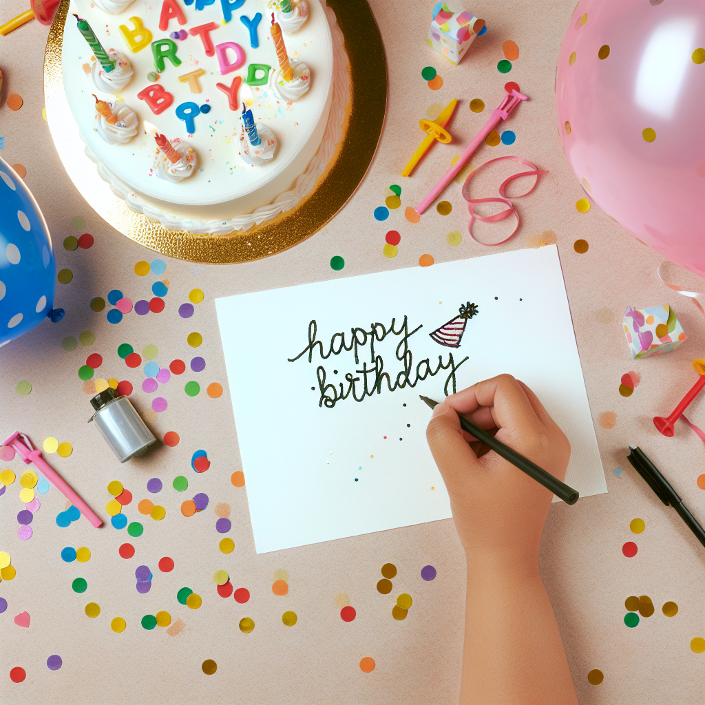 створити привітання з днем народження