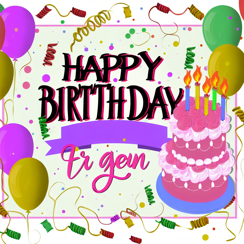 откритка привітання з днем народження для жінки