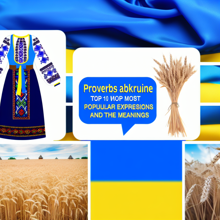 Прислівʼя про Україну: топ-10 найпопулярніших виразів та їх значення