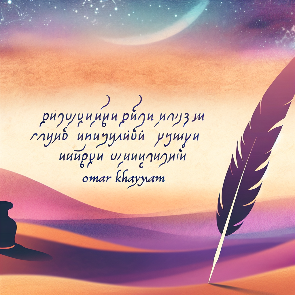 омар хайям цитати