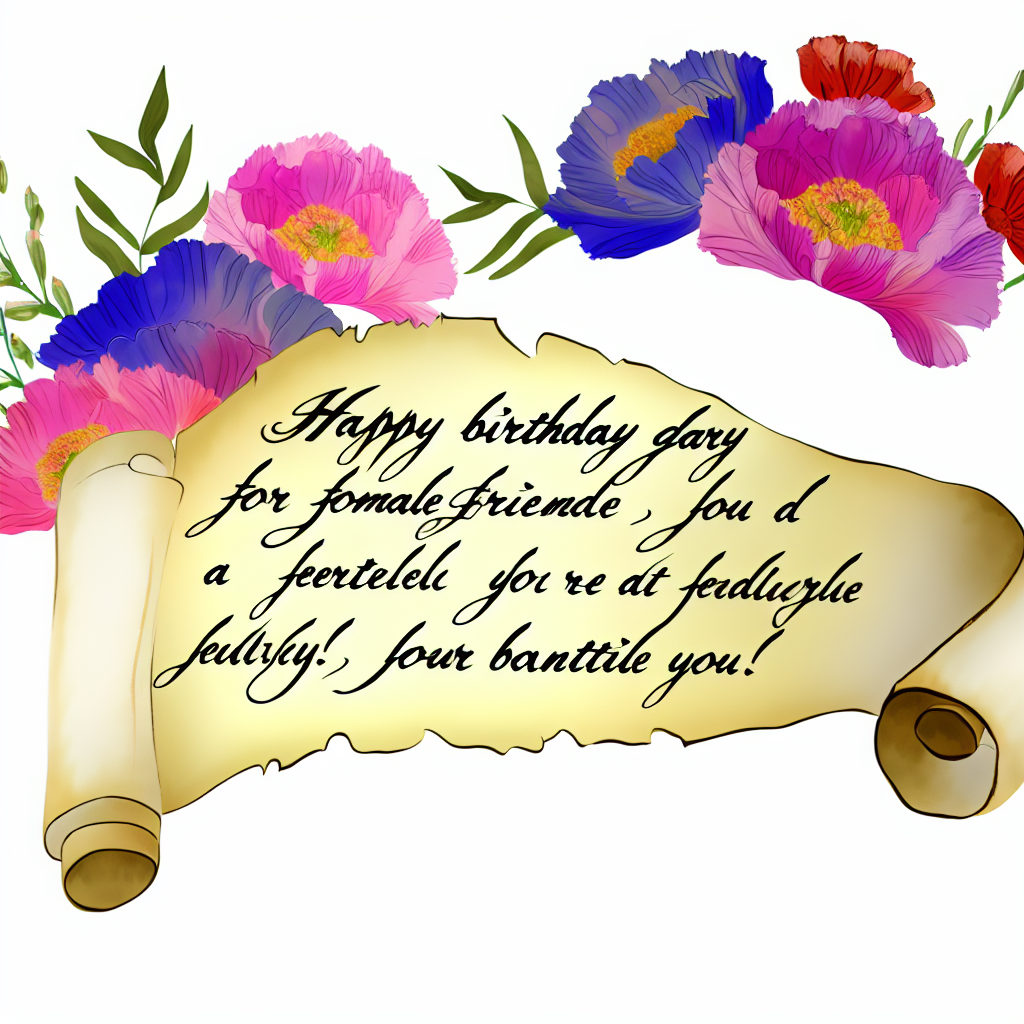 красиве привітання подрузі з днем народження