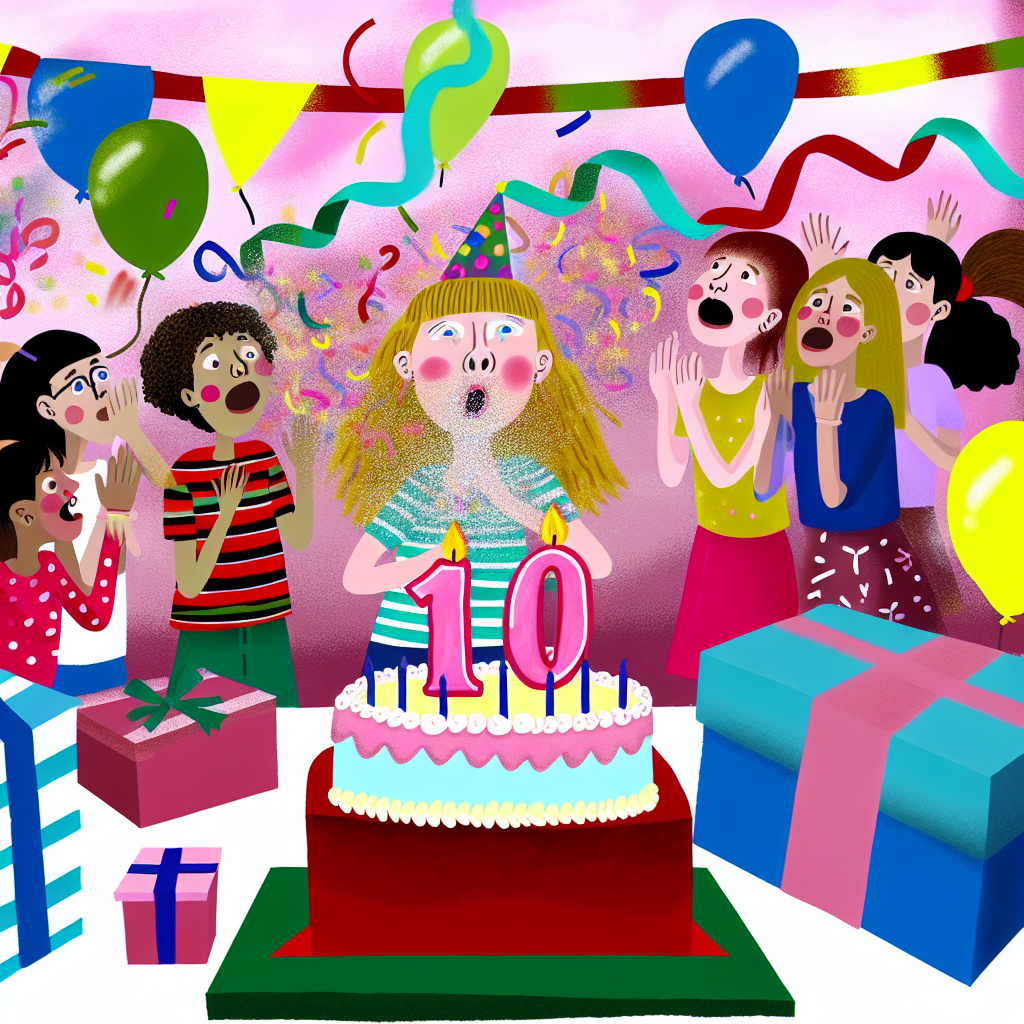 привітання з днем народження внучки 10 років