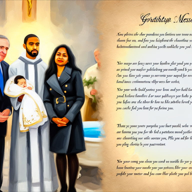 Подяка кумам за хрещення дитини своїми словами: приклади та поради