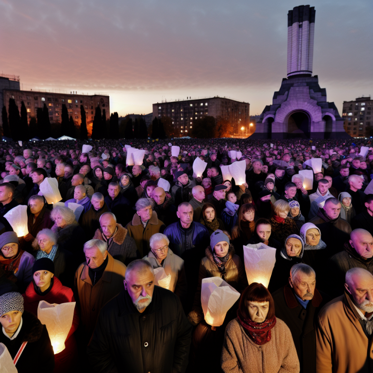 Сценарій до річниці війни в Україні: трибута героям та символи перемоги