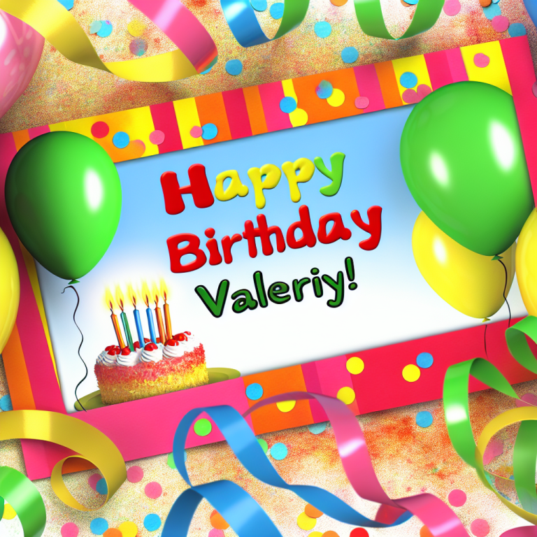 Привітання з днем народження Валерій: Найкращі побажання та ідеї для святкування