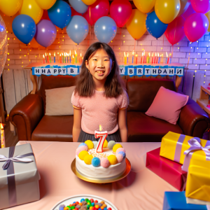 привітання з днем народження донечки 7 років