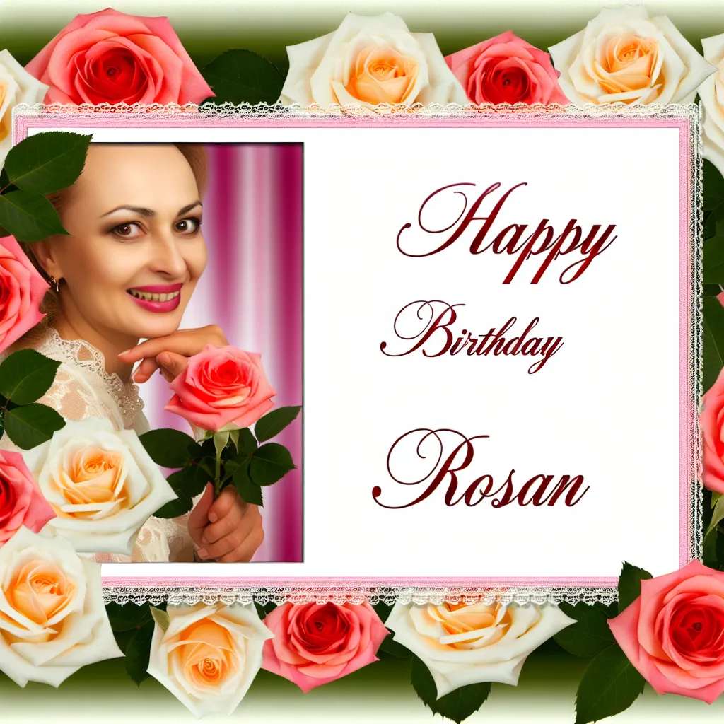 привітання з днем народження жінці троянди