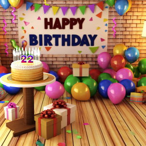 привітання з днем народження 22 роки