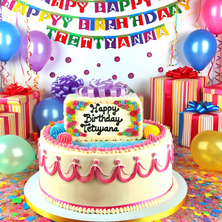 Привітання з днем народження Тетяна: Найкращі ідеї для оригінальних вітань!