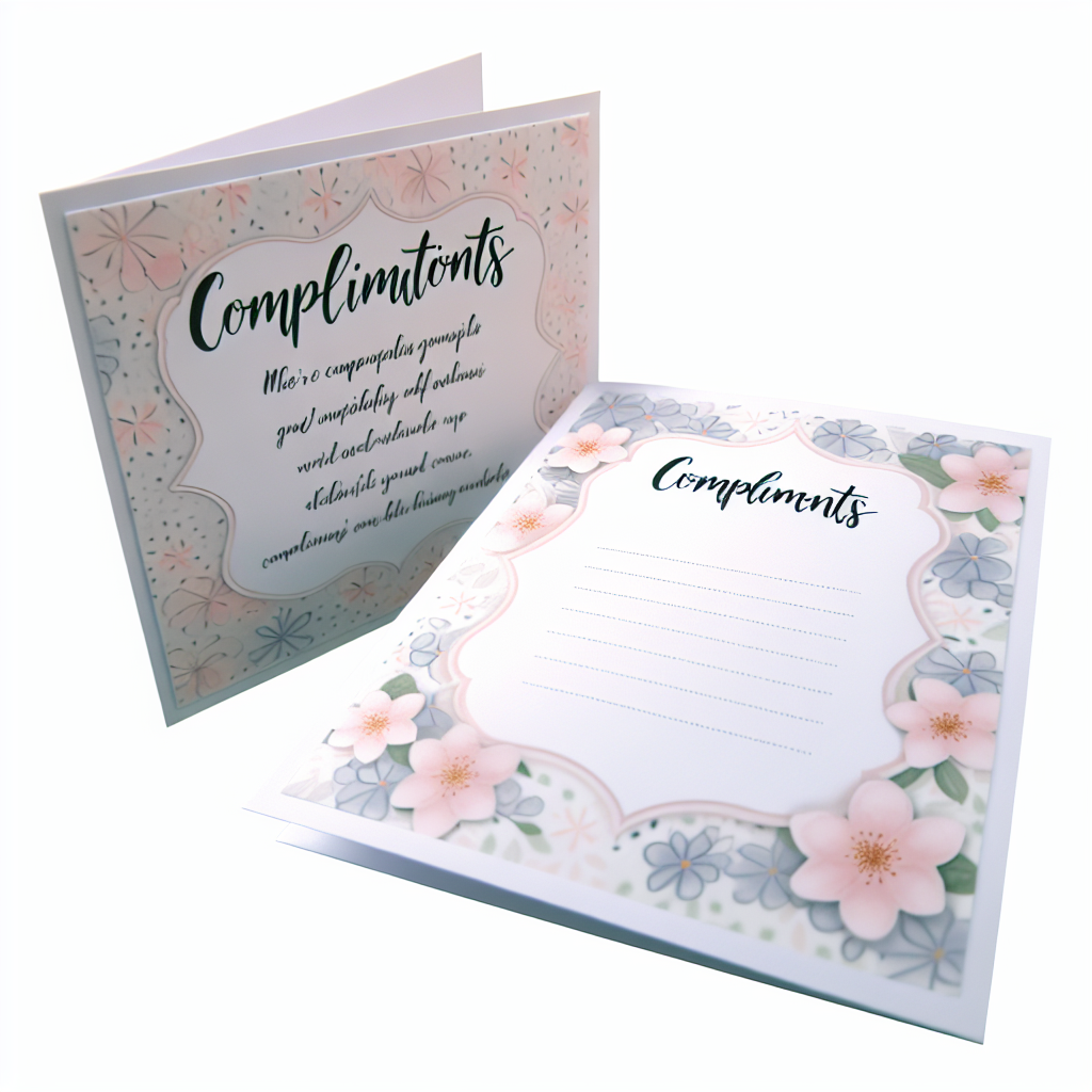 листівки красуня компліменти