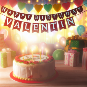 привітання з днем народження валентина