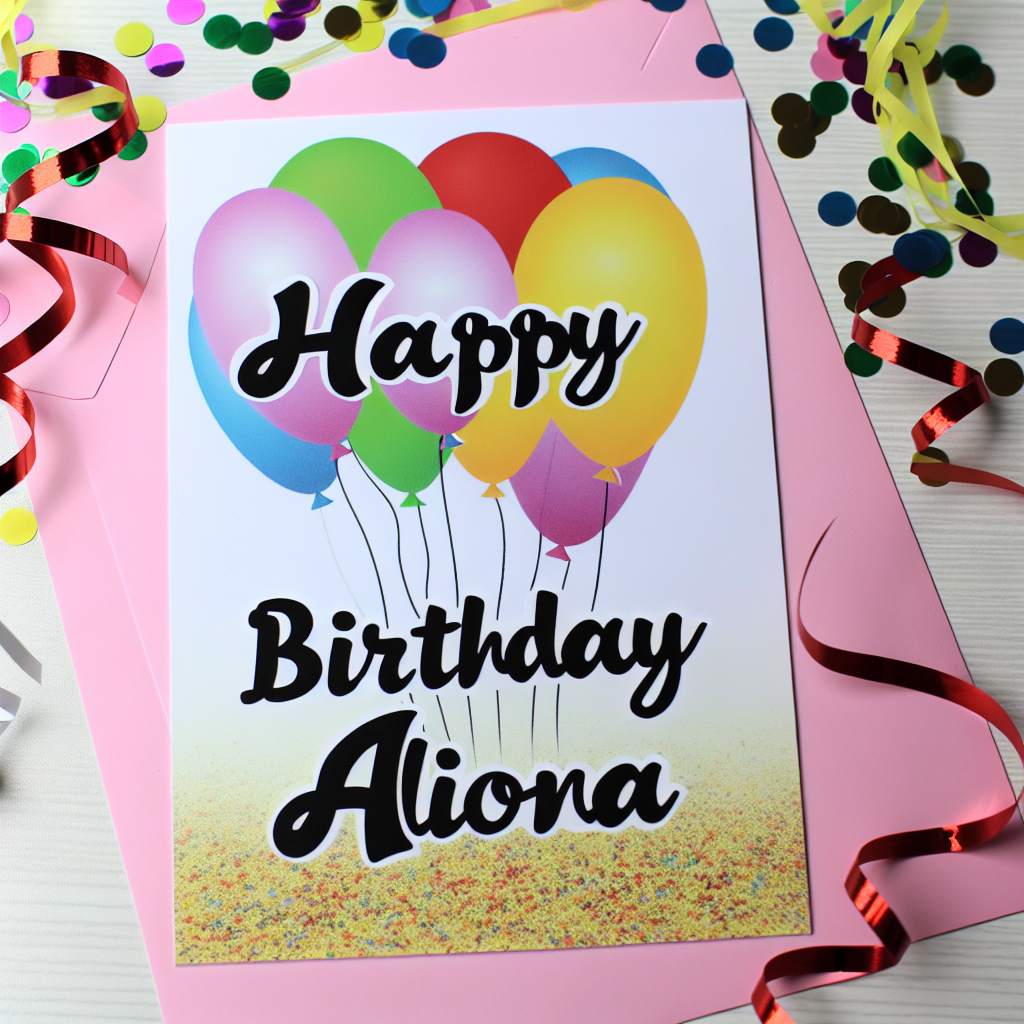 привітання з днем народження альона