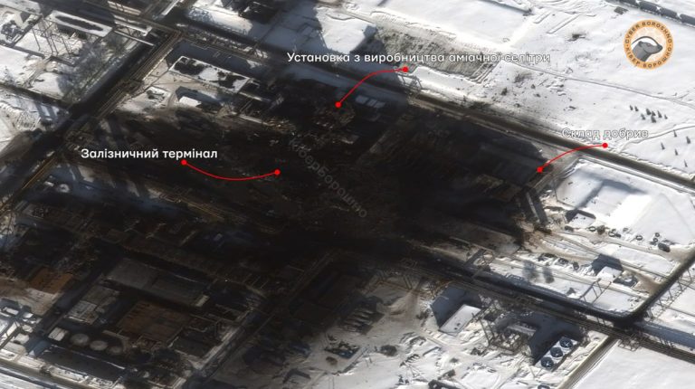 Аналітики показали наслідки удару дронами FP-1 по аміакозаводу в Росії