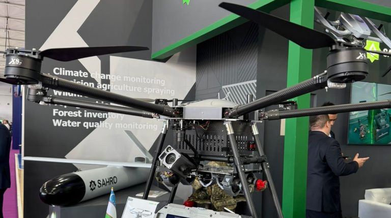 Узбекистан презентував власний важкий коптер на міжнародній виставці в Ер-Ріяді