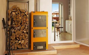 котел на дровах