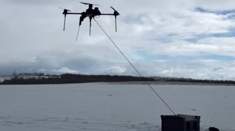 Українська Himera протестувала свою систему зв’язку на прив’язному дроні