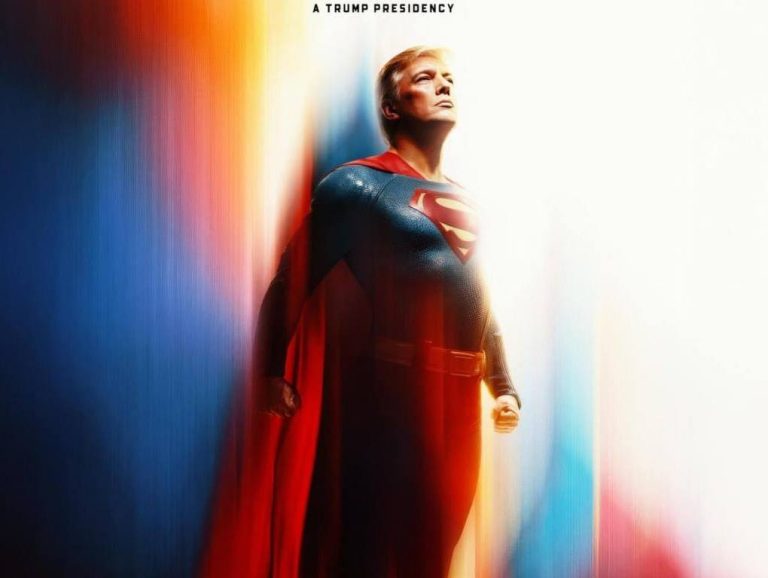 Білий дім опублікував зображення Трампа в образі Супермена