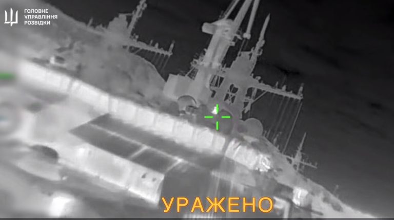 Вертоліт, корабель і буксир: ГУР показало удари “Примар” по російських об’єктах у Криму в лютому