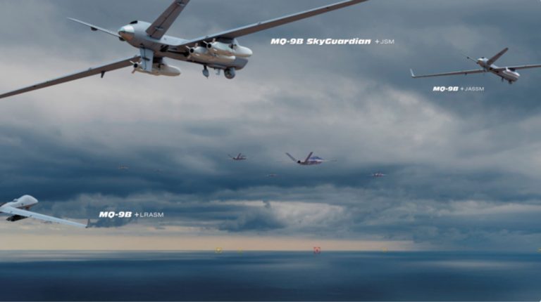 Американська General Atomics інтегрує далекобійні ракети у дрони для морських і сухопутних операцій